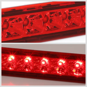 Chrome Housing/Red Lens LED Rear Tail Third Brake Light For 01-04 Pathfinder-Lighting-BuildFastCar