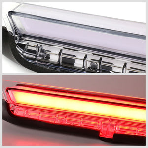 Chrome Housing/Clear Lens 3D LED Bar Rear Third Brake Light For 11-16 Scion tC-Lighting-BuildFastCar