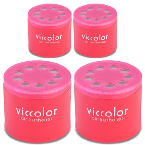 4x Viccolor Gel Based Can/Berry Berry Scent Air Freshener Automotive Car Van-Miscellaneous-BuildFastCar