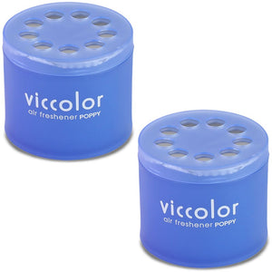 2x Viccolor Gel Based 85g Can/Blue Water Scent Air Freshener Bathroom-Miscellaneous-BuildFastCar
