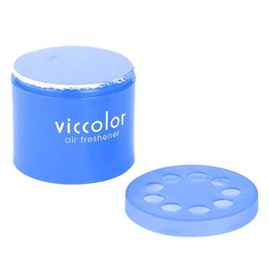 2x Viccolor Gel Based 85g Can/Blue Water Scent Air Freshener Bathroom-Miscellaneous-BuildFastCar