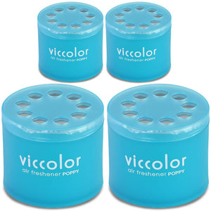 4x Viccolor Gel Based 85g Can/Resort Sour Scent Air Freshener Indoor Auto