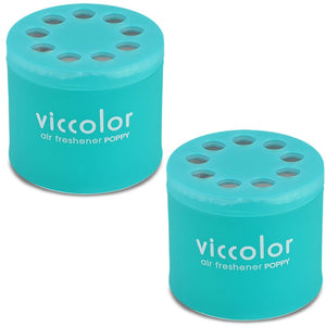 2x Viccolor Gel Based 85g Can/Green Apple Scent Air Freshener Interior SUV-Miscellaneous-BuildFastCar