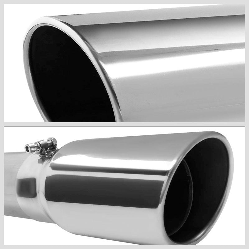 5" Round Tip Rolled Edge Turboback Exhaust 93-00 C/K 6.5 Turbo Diesel - BuildFastCar