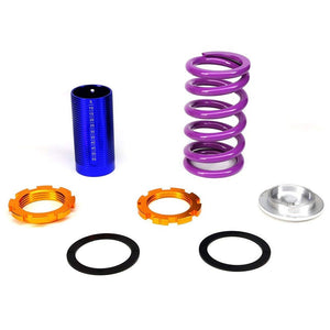 Adjust Purple Scaled Coilover+Silver Gas Shock Absorbers TY22 For 88-91 Civic-Shocks & Springs-BuildFastCar