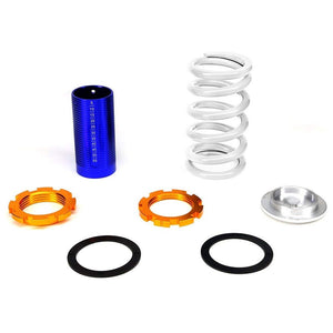White Scaled Coilover Spring+Silver Gas Shock SuspensionTY22 For 94-01 Integra-Shocks & Springs-BuildFastCar