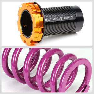 Purple Scaled Coilover Spring+Black Gas Shock SuspensionTY33 For 94-01 Integra-Shocks & Springs-BuildFastCar