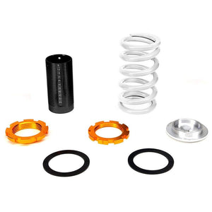 Adjustable White Scaled Coilover+Black Gas Shock Absorbers TY33 For 88-91 Civic-Shocks & Springs-BuildFastCar
