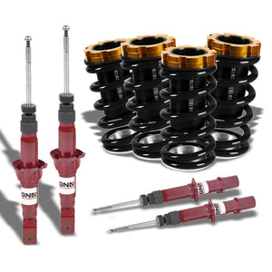 Adjustable Black Scaled Coilover+Red Gas Shock Absorbers TY33 For 94-01 Integra