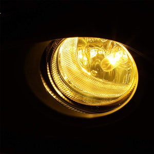 Front Bumper Fog Light Lamp Kit Black Bezel+Bulbs Amber Lens For 14-16 Mazda 6-Exterior-BuildFastCar