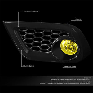 Front Bumper Amber Lens Fog Light Lamp+Bulbs For 16-18 Scion/Toyota Corolla iM-Lighting-BuildFastCar