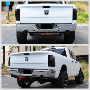32.5" Long Black Rear Truck Hitch Step with LED Brake Light For 2" Receiver-Truck & Towing-BuildFastCar