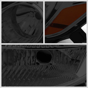 Chrome Housing/Smoke Lens/Amber OE Reflector Headlight For 04-05 Toyota Sienna-Lighting-BuildFastCar
