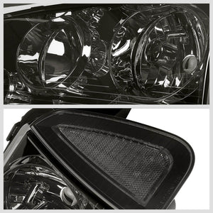 Smoke Headlight+Clear Side Corner Parking Signal Light For Dodge 06-10 Charger-Lighting-BuildFastCar