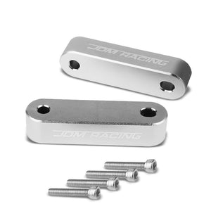 Silver Front 7/8" Screw-On Aluminum Hood Riser Spacer Kit For Integra/Civic/CRX-Hood/Bonnet-BuildFastCar