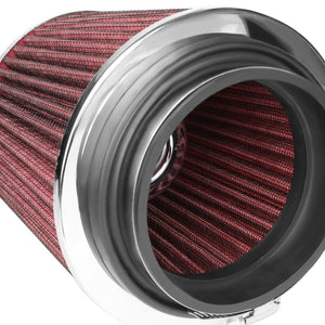 K&N ClampOn 6" Inlet Round Tapered Cone RG-1001RD Cotton Gauze Air Intake Filter-Filter-BuildFastCar