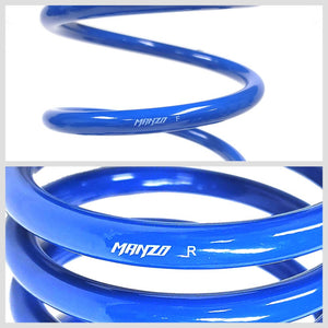 Blue 1.5" Drop Manzo Race Sport Lowering Spring Kit work with 03-09 Mazda 3 2.0L/2.3L