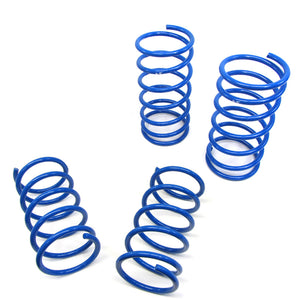 Blue 1.75" Drop Manzo Race Sport Lowering Spring Coil For 89-94 Nissan Sentra B13