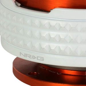 NRG Orange Body/Glow Ring Gen 2.1 Steering Wheel Quick Release Adapter 6-Hole-Interior-BuildFastCar