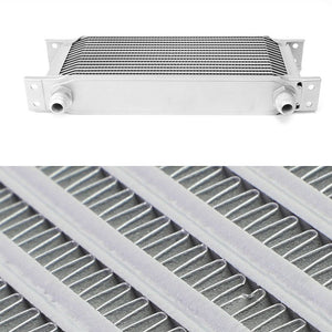 15 Row 10AN Silver Aluminum Oil Cooler for Turbo/Engine/Transmission/Differntral-Performance-BuildFastCar
