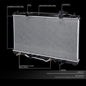 Lightweight OE Style Aluminum Core Radiator For 07-11 Toyota camry 2.4L/2.5L AT-Performance-BuildFastCar