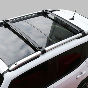 OE Black Roof Rack Luggage/Cargo Rail Crossbar Bar For 07-17 Patriot MK74 DOHC-Roof Parts-BuildFastCar