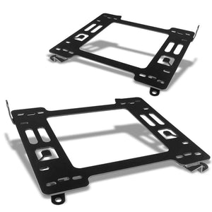 2x Steel Racing Seat Base Mounting Bracket Adapter For 07-13 BMW E92 3-Series