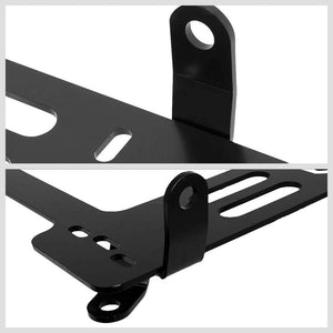 2x Steel Racing Seat Base Mounting Bracket Adapter For 07-13 BMW E92 3-Series