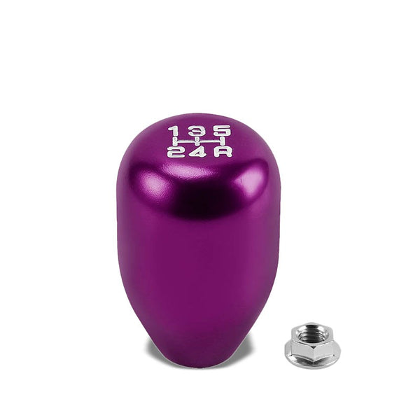 Billet Purple Type-R 5-Speed Shift Pattern 10mm x 1.5 Racing Shift Knob ...