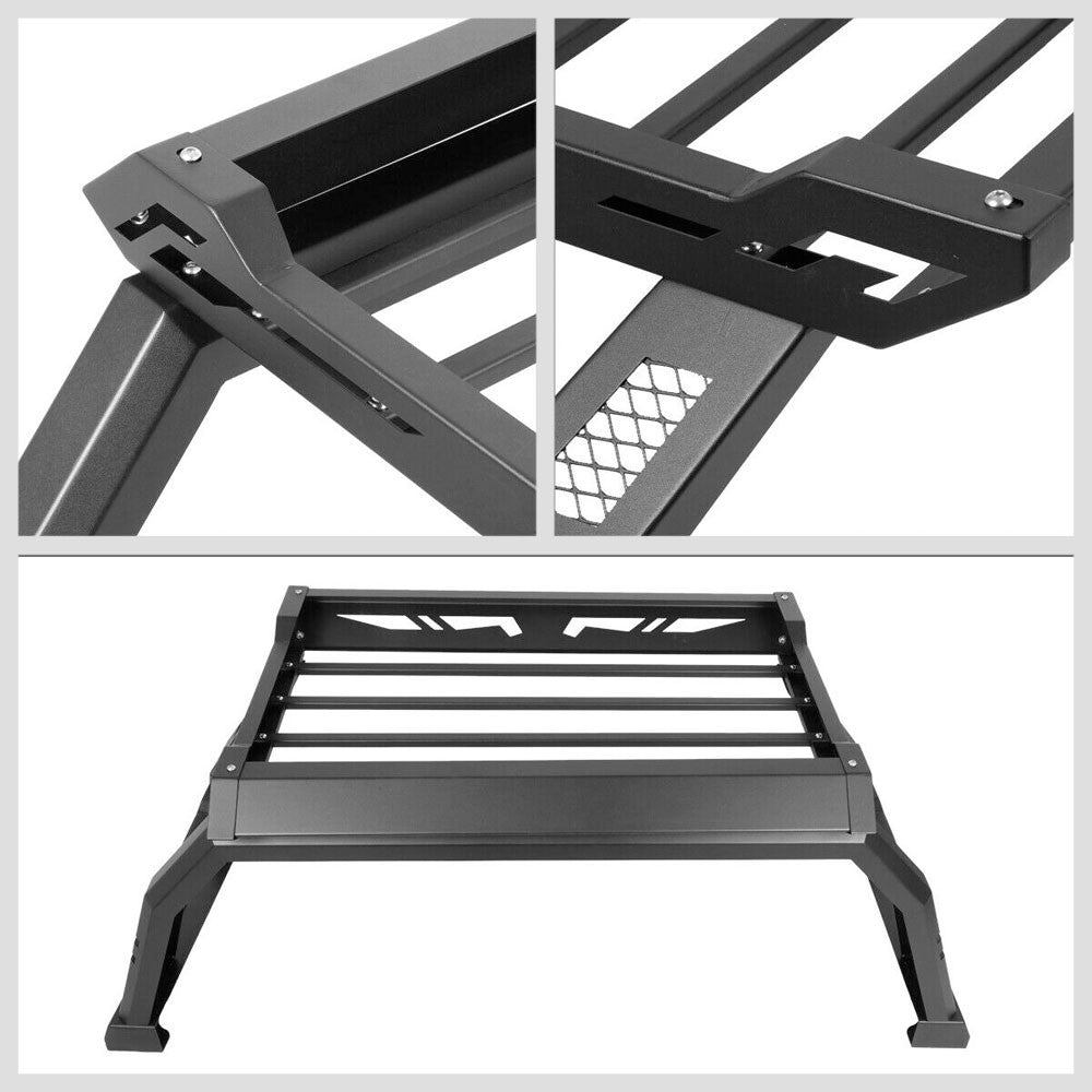 Black Rear Truck Bed Roll Bar Cargo Rack 0420 Colorado Canyon/0520