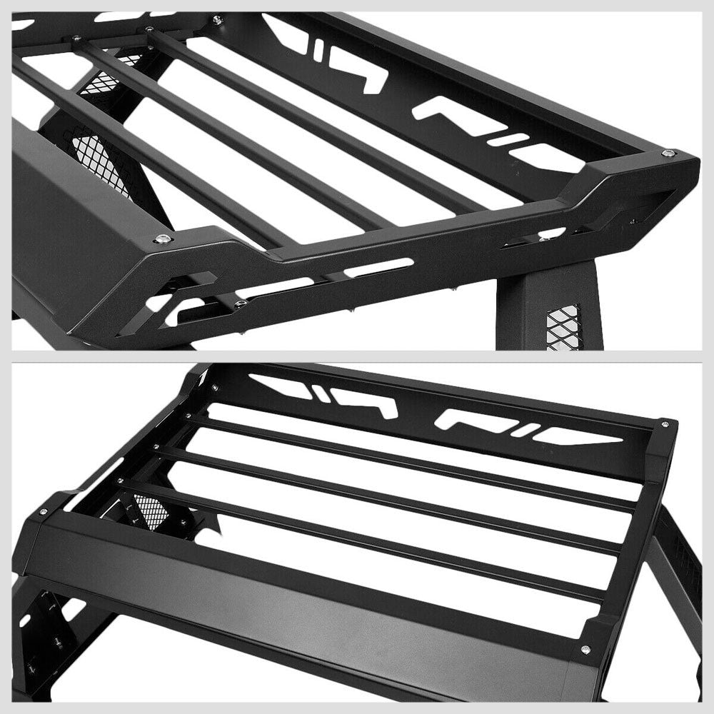 Black Rear Truck Bed Roll Bar Cargo Rack 9920 F250 F350 Super Duty