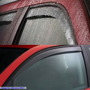 Smoke Tinted Window Wind/Rain Vent Deflectors Visors Guard For 02-03 Protege5-Exterior-BuildFastCar