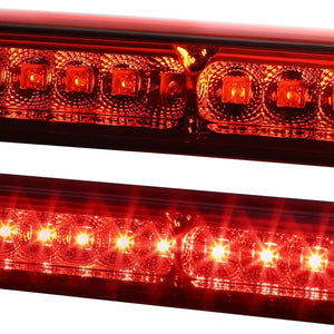 Chrome Housing Red Len Rear Third Brake Red LED Light For Ford 97-03 F150/F250-Exterior-BuildFastCar