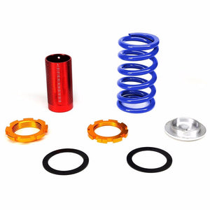 DNA Red Shock Absorbers+Red Coilover Blue Lowering Spring For 88-91 Civic/CRX-Shocks & Springs-BuildFastCar