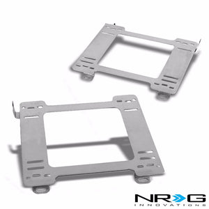 2x NRG Stainless Steel Racing Seat Mount Bracket Adapter For 90-97 Miata MX5