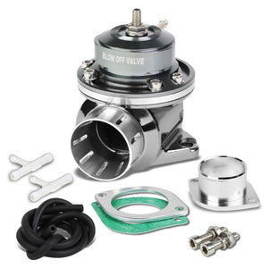 Silver Aluminum Type-FV Style 30 PSI Turbo Intercooler Boost Blow Off Valve BOV-Performance-BuildFastCar