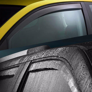 Smoke Tinted Side Window Wind/Rain Vent Deflectors Visors Guard for Hyundai 06-10 Azera-Exterior-BuildFastCar