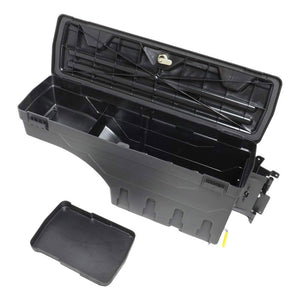 Black Right Wheel Well Swing Tool Box For 07-18 Chevy Silverado 1500/19 1500 LD-Truck & Towing-BuildFastCar