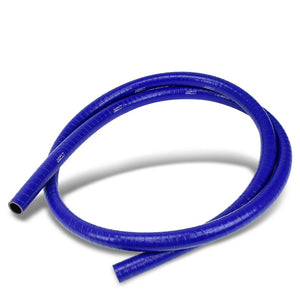 HPS 1" (25mm) FKM Lined Oil Resistant Hose FKM-7F-100-BLUE (7 Feet Length Blue 1-Ply Reinforced Polyester Silicone)-Universal Hose-BuildFastCar